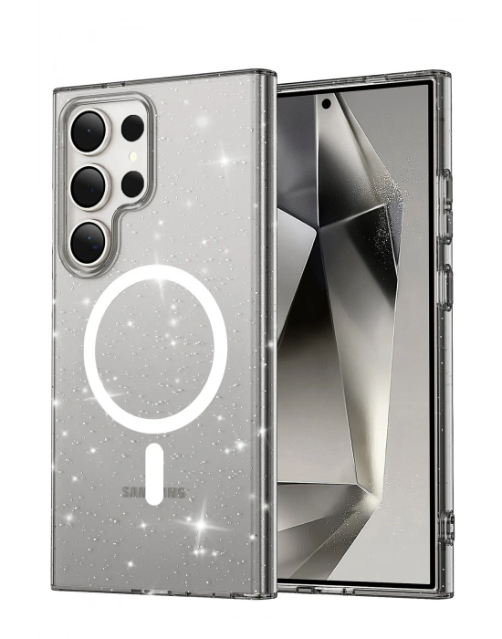 Joko Samsung Galaxy S23 Ultra Kılıf Star Magsafe Kapak - Siyah