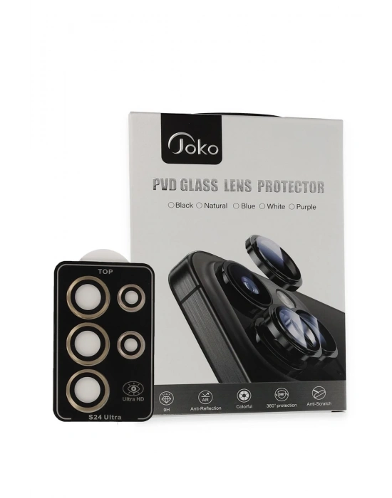 Joko Samsung Galaxy S23 Ultra PVD Metal Kamera Lens - Gold