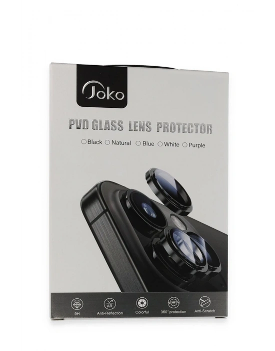 Joko Samsung Galaxy S23 Ultra PVD Metal Kamera Lens - Siyah