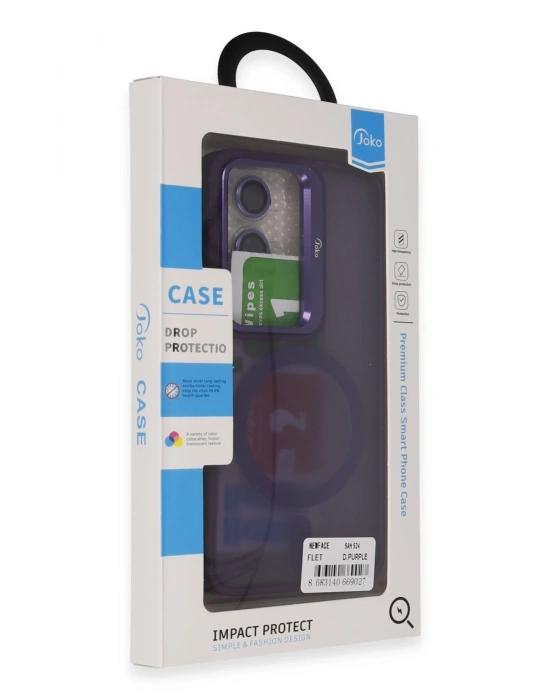 Joko Samsung Galaxy S24 Flet Lens Magsafe Kapak - Derin Mor
