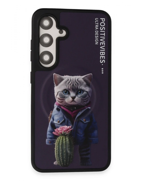 Joko Samsung Galaxy S24 Fun Magsafe Kapak - Derin Mor