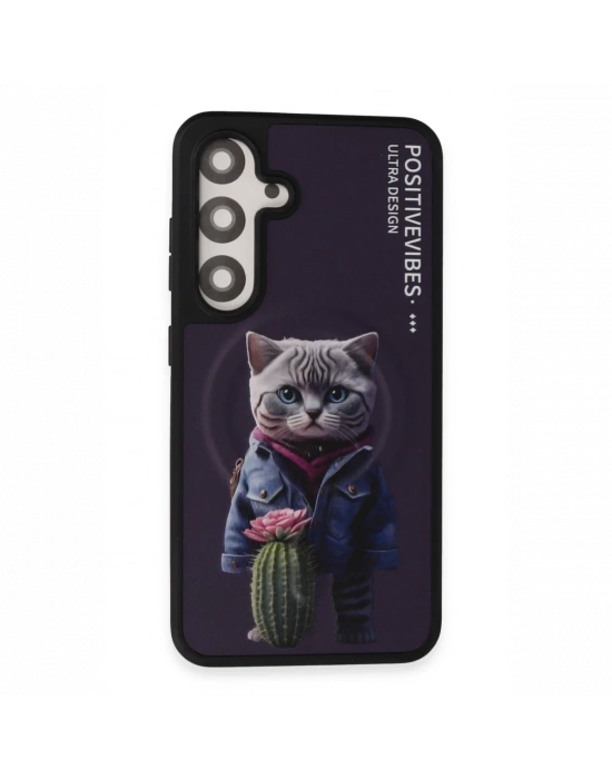 Joko Samsung Galaxy S24 Fun Magsafe Kapak - Derin Mor