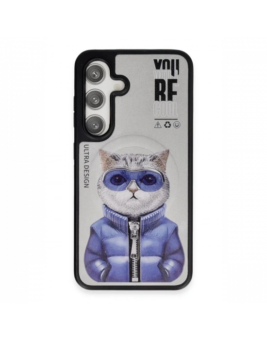 Joko Samsung Galaxy S24 Fun Magsafe Kapak - Titan Gri-2