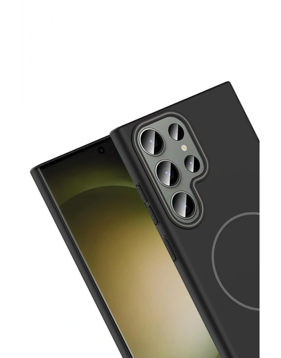 Joko Samsung Galaxy S24 Ultra Broş Magsafe Kapak - Çöl Titanyum