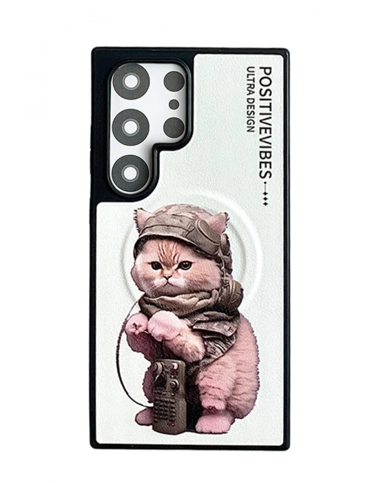 Joko Samsung Galaxy S24 Ultra Fun Magsafe Kapak - Beyaz