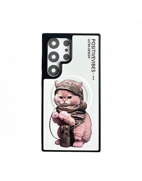 Joko Samsung Galaxy S24 Ultra Fun Magsafe Kapak - Beyaz