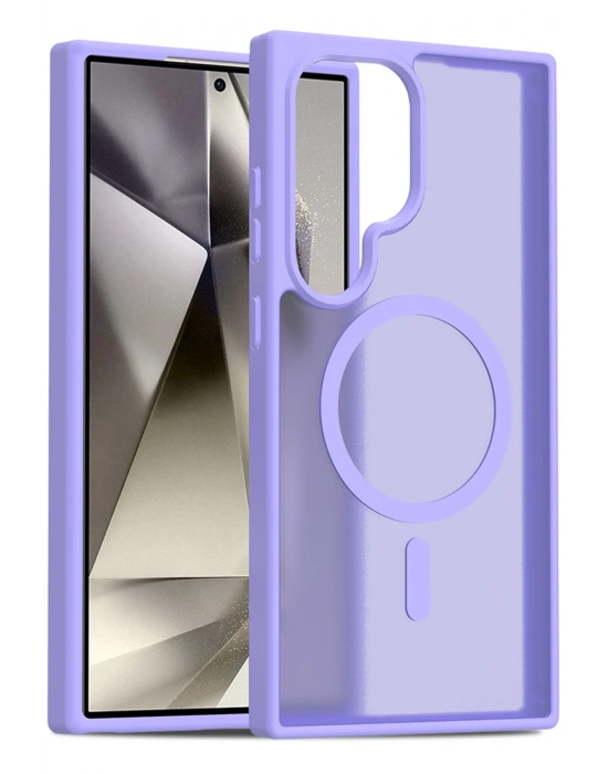 Joko Samsung Galaxy S24 Ultra Jota Magsafe Kapak - Lila