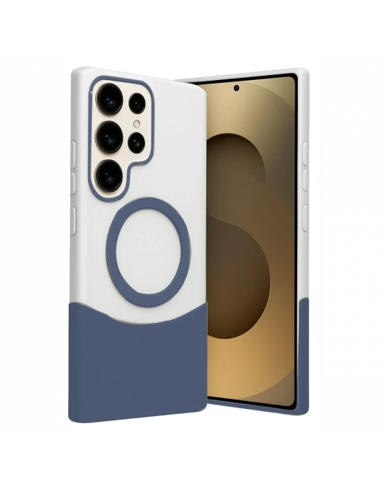 Joko Samsung Galaxy S24 Ultra Velar Magsafe Kapak - Lacivert