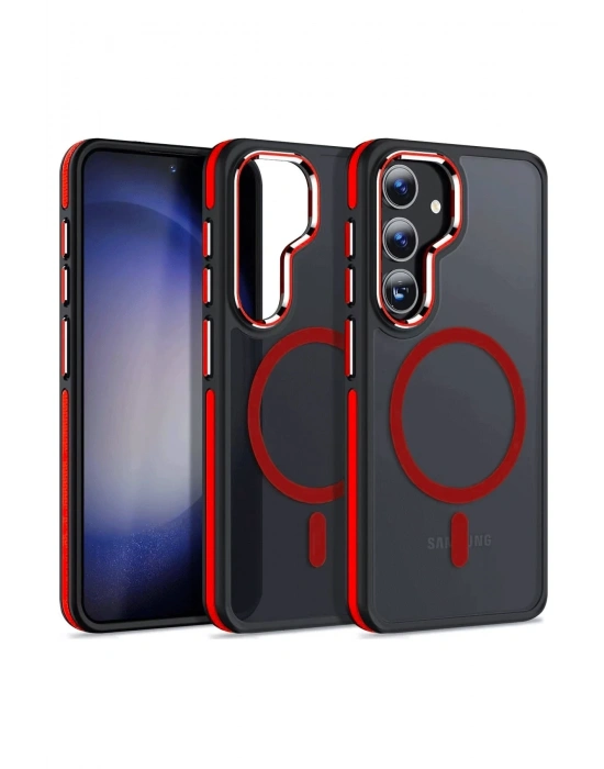 Joko Samsung Galaxy S24 Winner Magsafe Kapak - Kırmızı