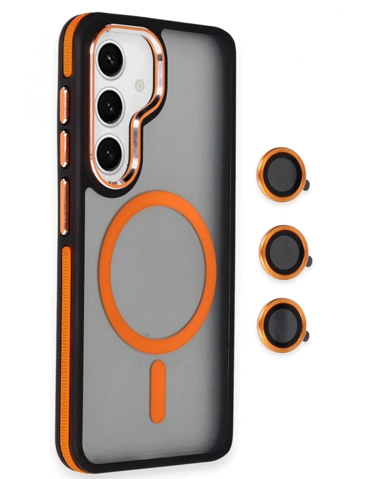 Joko Samsung Galaxy S24 Winner Magsafe Kapak - Turuncu