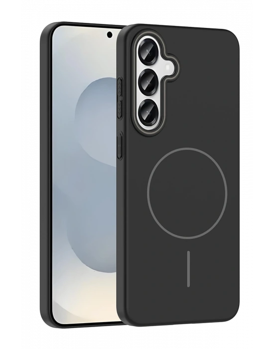 Joko Samsung Galaxy S25 Broş Magsafe Kapak - Siyah