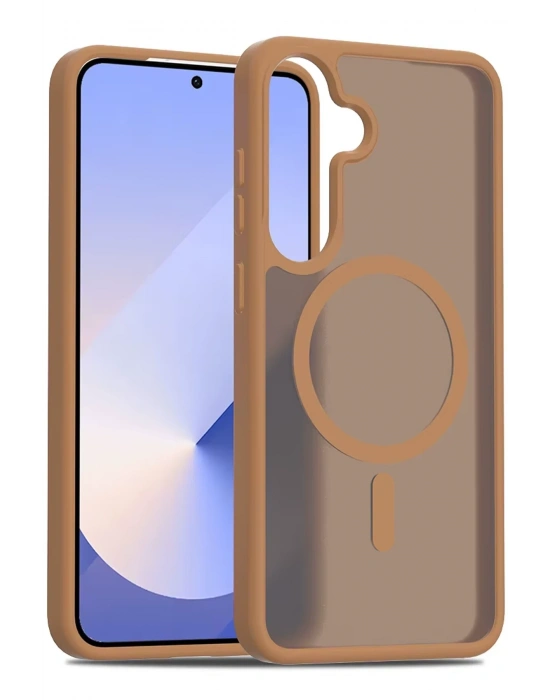 Joko Samsung Galaxy S25 Jota Magsafe Kapak - Çöl Titanyum