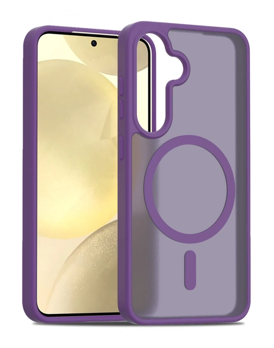 Joko Samsung Galaxy S25 Jota Magsafe Kapak - Derin Mor