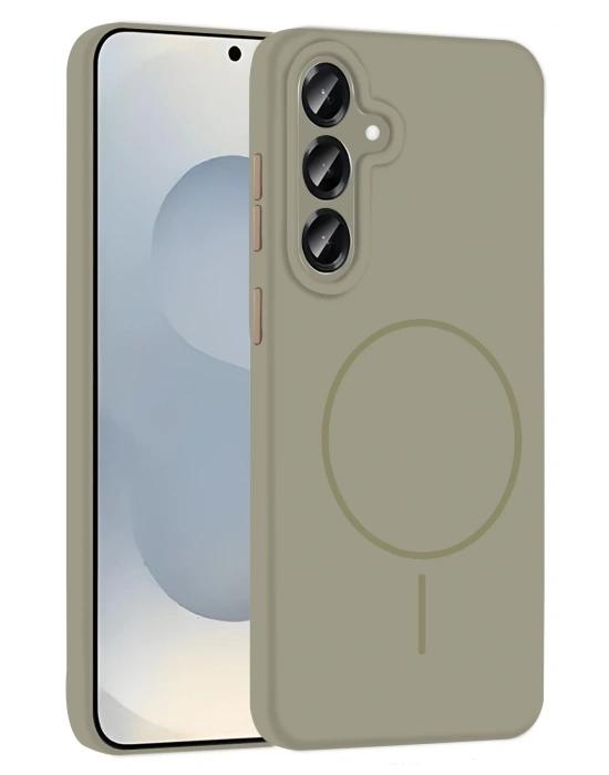 Joko Samsung Galaxy S25 Kılıf Jully Magsafe Kapak - Çöl Titanyum