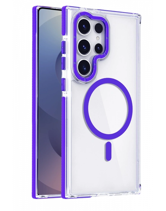 Joko Samsung Galaxy S25 Ultra Bella Magsafe Kapak - Mavi