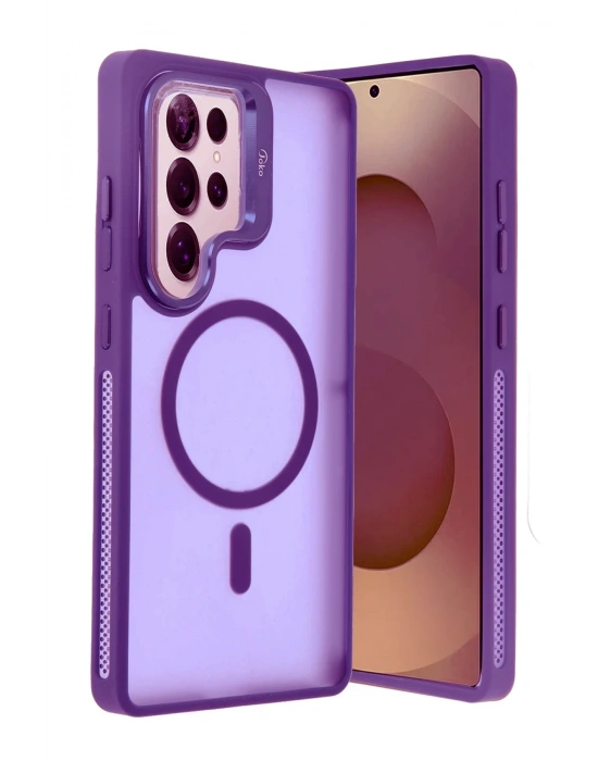 Joko Samsung Galaxy S25 Ultra Flet Lens Magsafe Kapak - Derin Mor