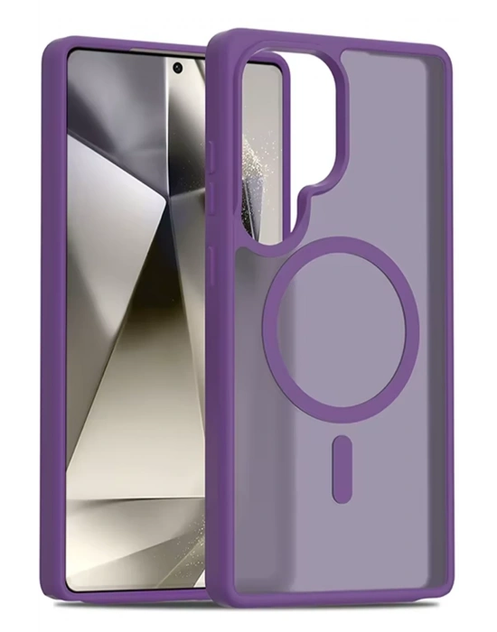 Joko Samsung Galaxy S25 Ultra Jota Magsafe Kapak - Derin Mor