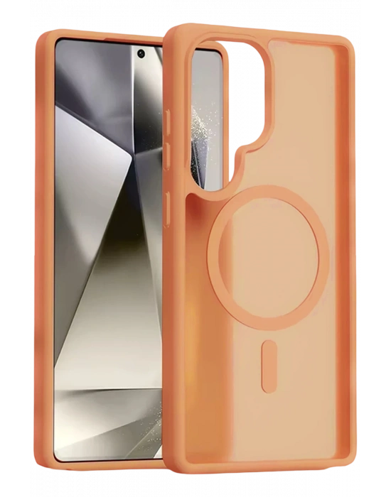 Joko Samsung Galaxy S25 Ultra Jota Magsafe Kapak - Turuncu