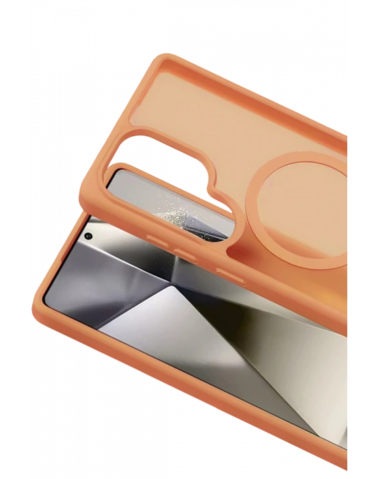 Joko Samsung Galaxy S25 Ultra Jota Magsafe Kapak - Turuncu