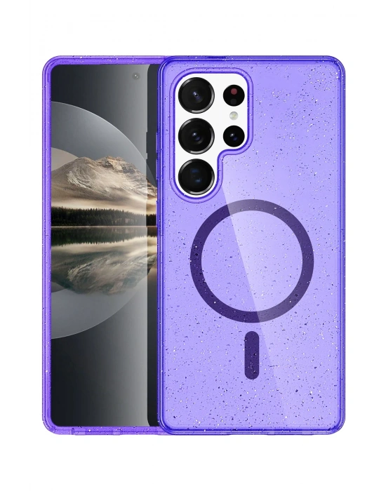 Joko Samsung Galaxy S25 Ultra Star Magsafe Kapak - Mor