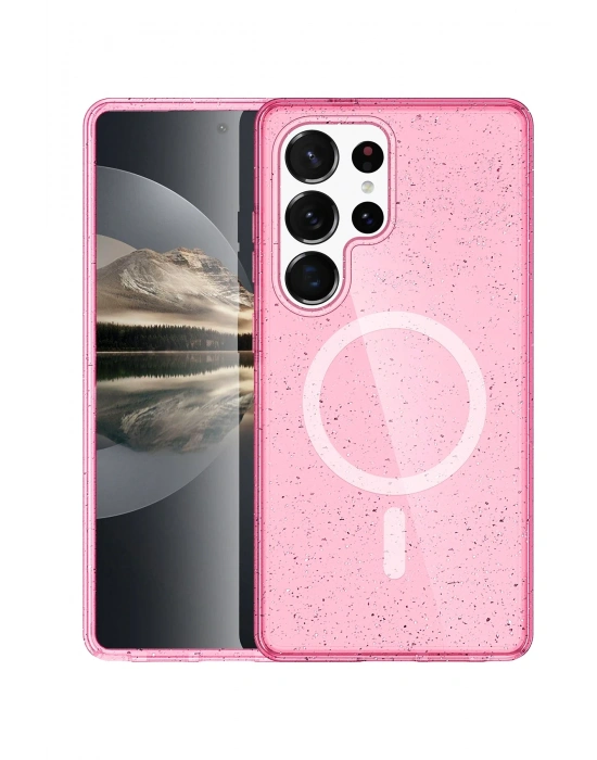 Joko Samsung Galaxy S25 Ultra Star Magsafe Kapak - Pembe