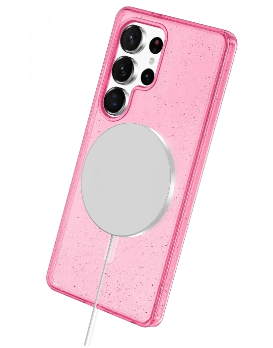 Joko Samsung Galaxy S25 Ultra Star Magsafe Kapak - Pembe