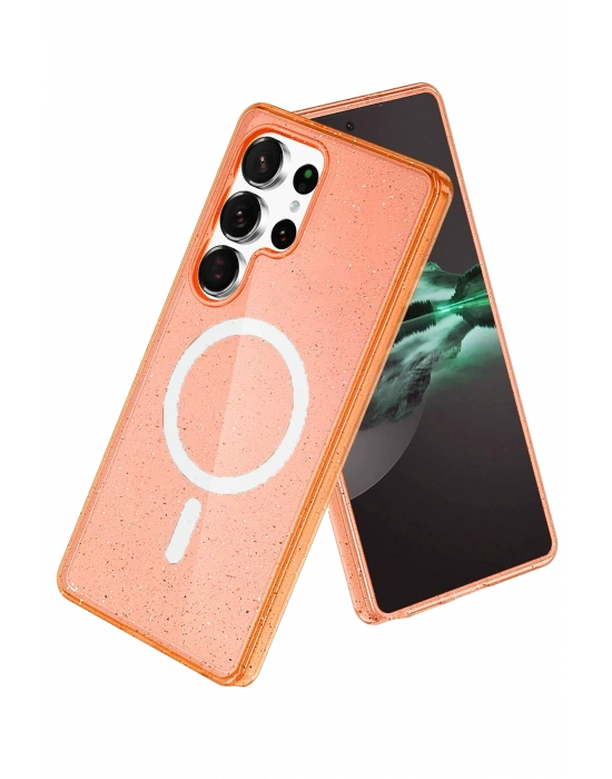 Joko Samsung Galaxy S25 Ultra Star Magsafe Kapak - Turuncu