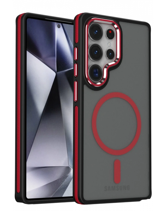 Joko Samsung Galaxy S25 Ultra Winner Magsafe Kapak - Kırmızı