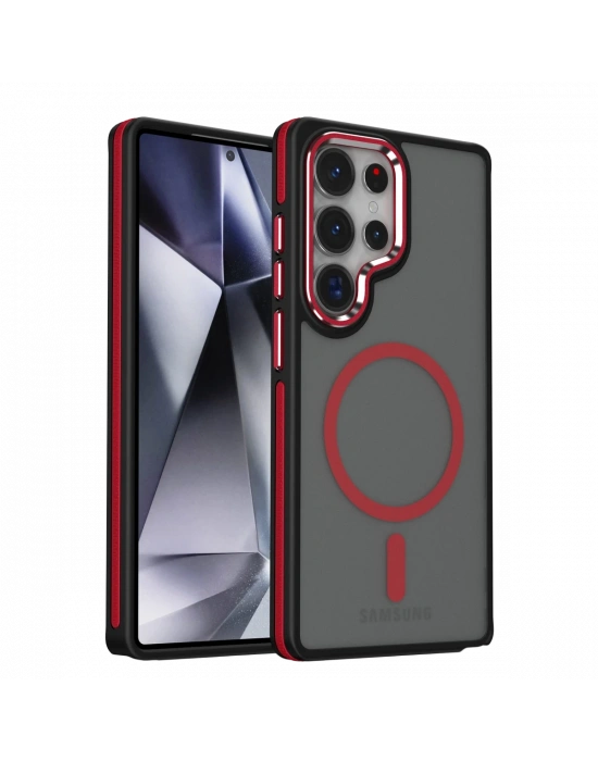 Joko Samsung Galaxy S25 Ultra Winner Magsafe Kapak - Kırmızı