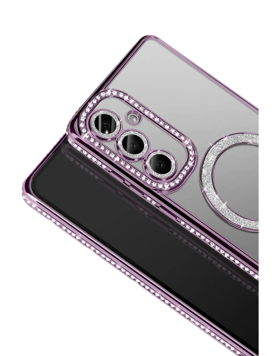 Joko Samsung Galaxy S26 Joke Simli Magneticsafe Kılıf - Derin Mor