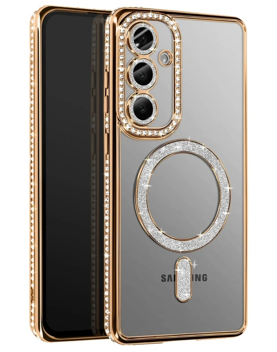 Joko Samsung Galaxy S26 Joke Simli Magneticsafe Kılıf - Gold