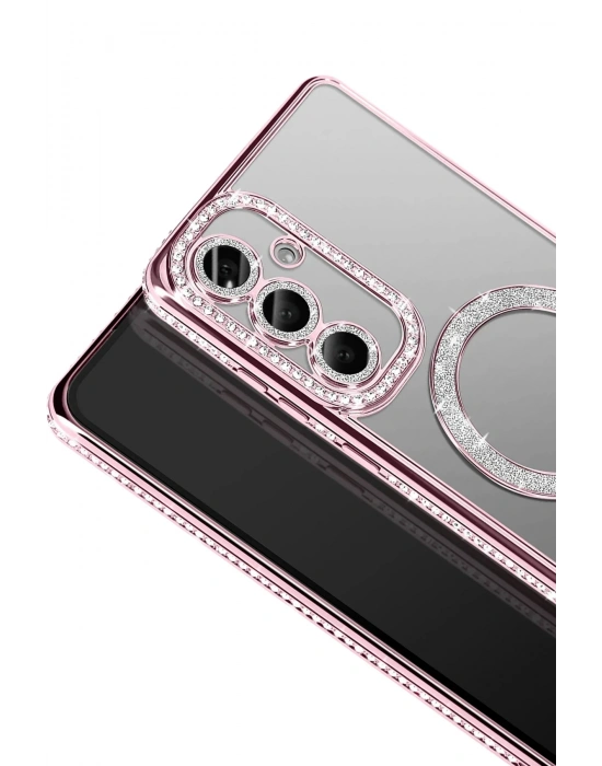 Joko Samsung Galaxy S26 Joke Simli Magneticsafe Kılıf - Pembe