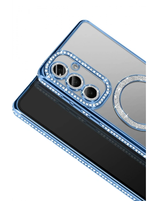 Joko Samsung Galaxy S26 Plus Joke Simli Magneticsafe Kılıf - Mavi