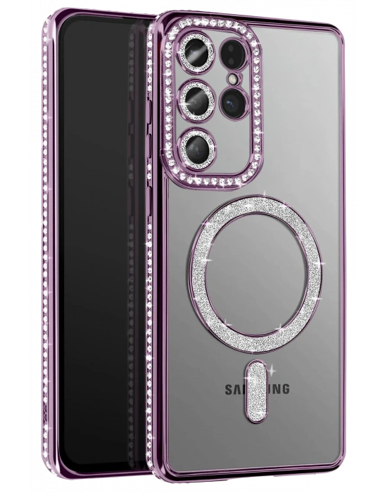 Joko Samsung Galaxy S26 Ultra Joke Simli Magneticsafe Kılıf - Derin Mor