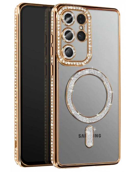 Joko Samsung Galaxy S26 Ultra Joke Simli Magneticsafe Kılıf - Gold