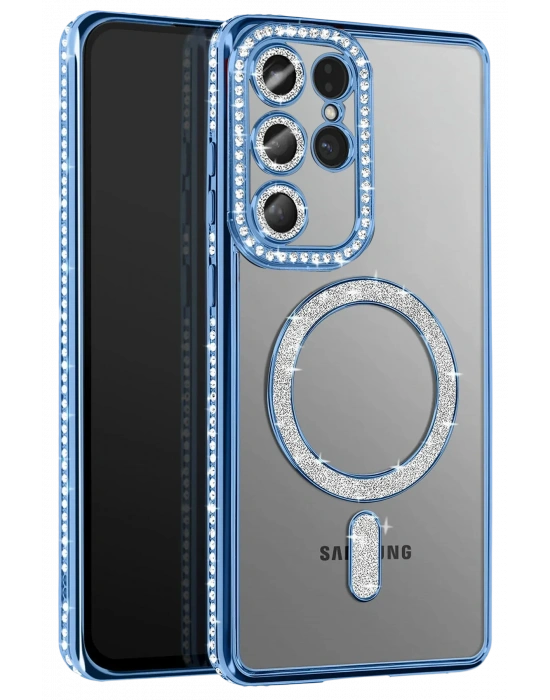 Joko Samsung Galaxy S26 Ultra Joke Simli Magneticsafe Kılıf - Mavi