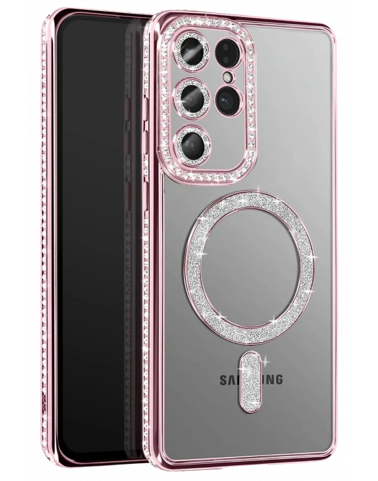 Joko Samsung Galaxy S26 Ultra Joke Simli Magneticsafe Kılıf - Pembe