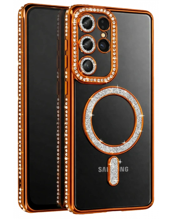 Joko Samsung Galaxy S26 Ultra Joke Simli Magneticsafe Kılıf - Turuncu