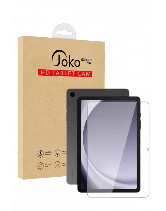 Joko Samsung Galaxy Tab A9 HD Tablet Cam Ekran Koruyucu - Şeffaf