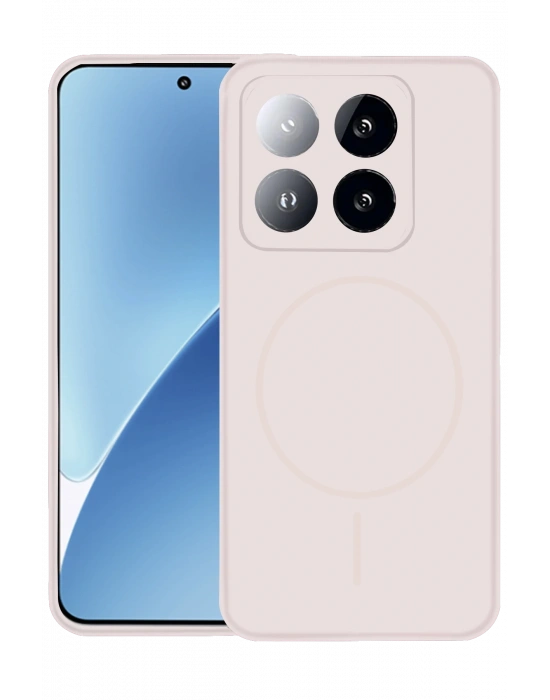 Joko Xiaomi Mi 14T Pro Kılıf Jully Magsafe Kapak - Pudra