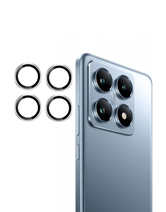 Joko Xiaomi Mi 14T Pro PVD Metal Kamera Lens - Gümüş