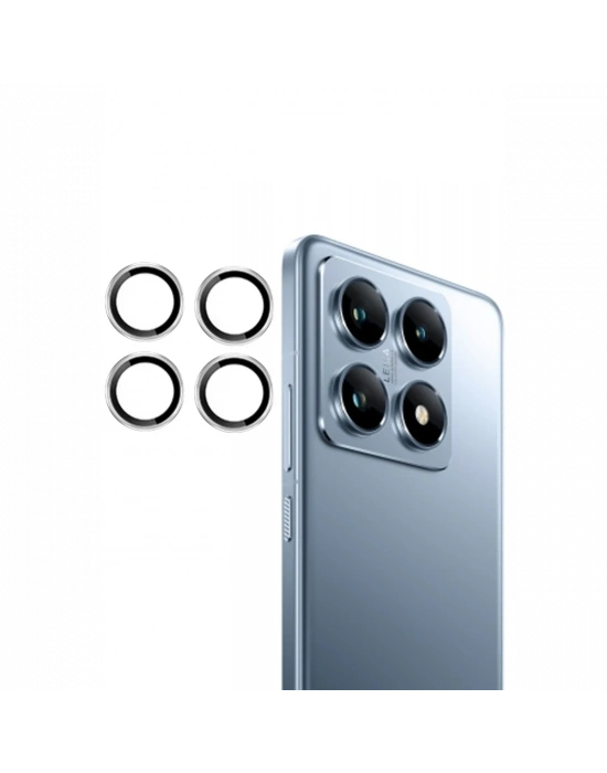 Joko Xiaomi Mi 14T Pro PVD Metal Kamera Lens - Gümüş