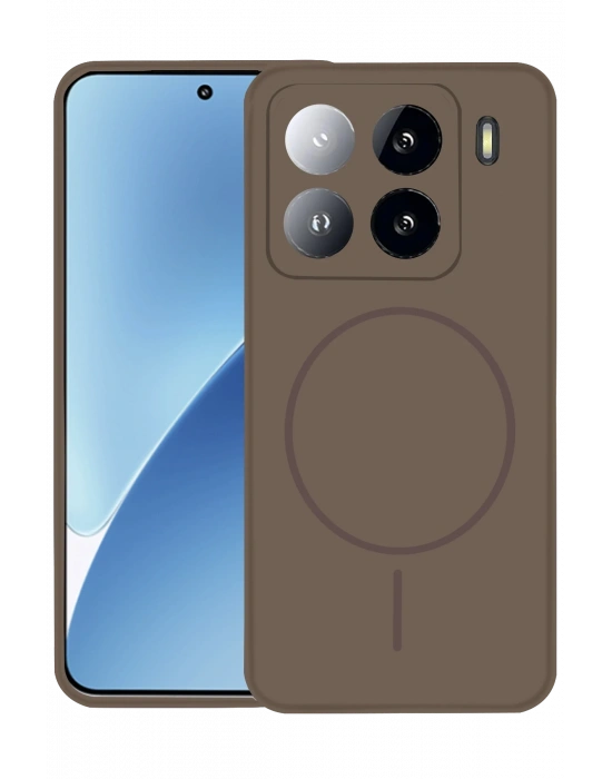Joko Xiaomi Mi 15 Kılıf Jully Magsafe Kapak - Kahverengi