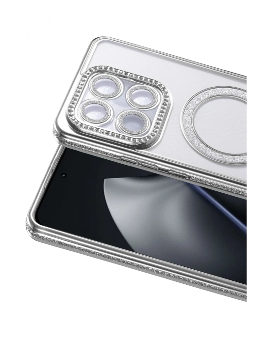 Joko Xiaomi Mi 15T Pro Joke Simli Magneticsafe Kılıf - Gümüş