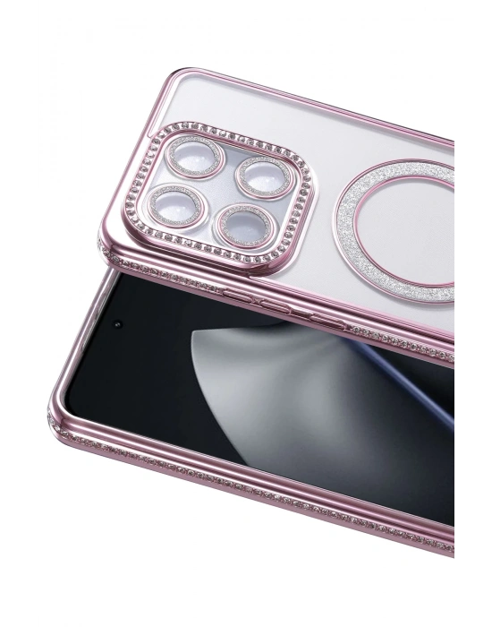 Joko Xiaomi Mi 15T Pro Joke Simli Magneticsafe Kılıf - Pembe