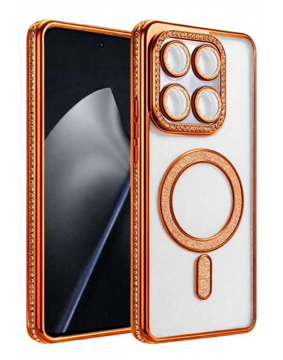 Joko Xiaomi Mi 15T Pro Joke Simli Magneticsafe Kılıf - Turuncu