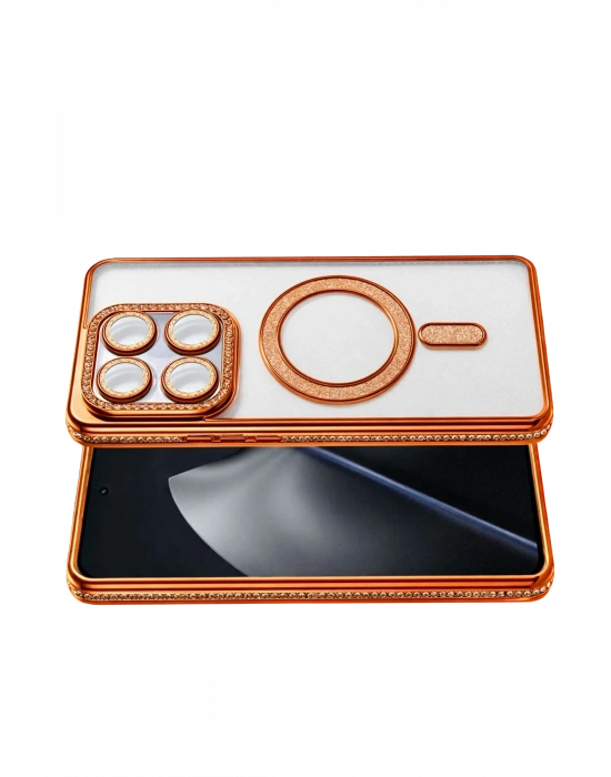 Joko Xiaomi Mi 15T Pro Joke Simli Magneticsafe Kılıf - Turuncu