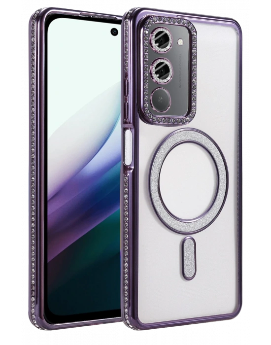 Joko Xiaomi Redmi 15 4G Joke Simli Magneticsafe Kılıf - Derin Mor