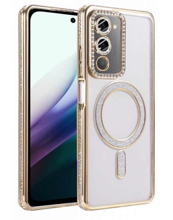 Joko Xiaomi Redmi 15 4G Joke Simli Magneticsafe Kılıf - Gold