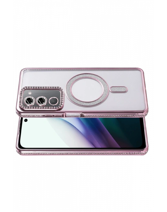 Joko Xiaomi Redmi 15 4G Joke Simli Magneticsafe Kılıf - Pembe